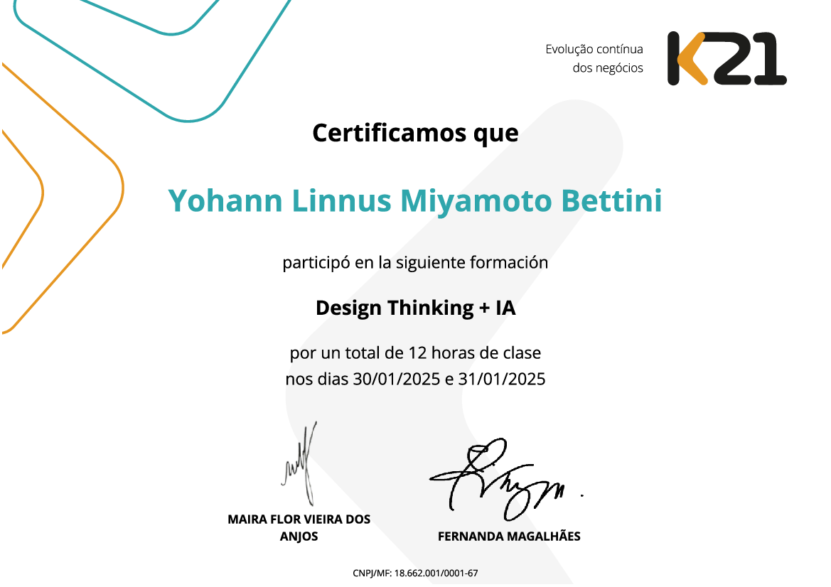 Certificado K21